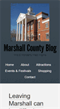 Mobile Screenshot of marshallcountytourism.com